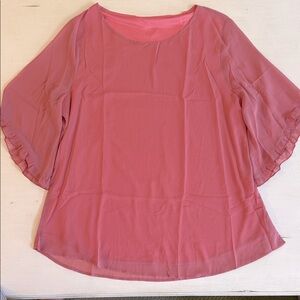 Elegant Pink Women's Top NEW sz XXL